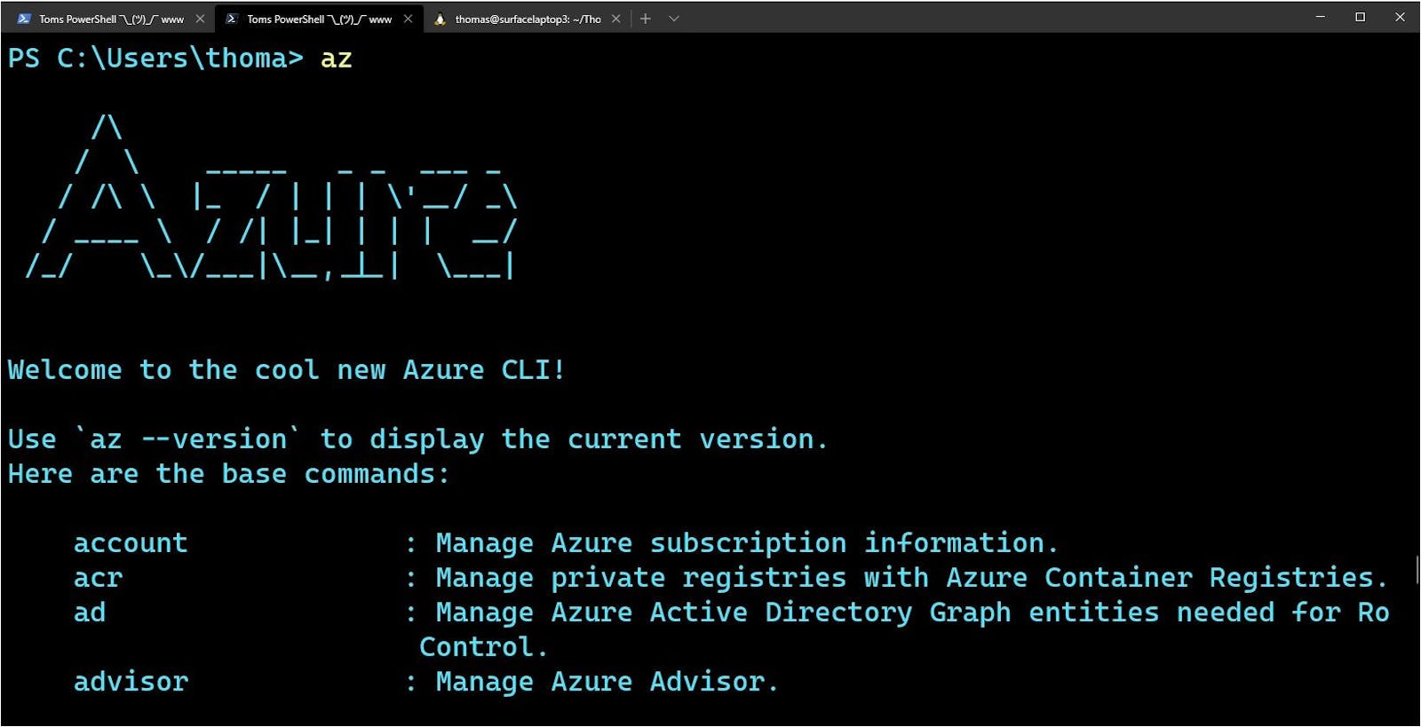 Azure Command Line Interface (Azure CLI) Series 2.