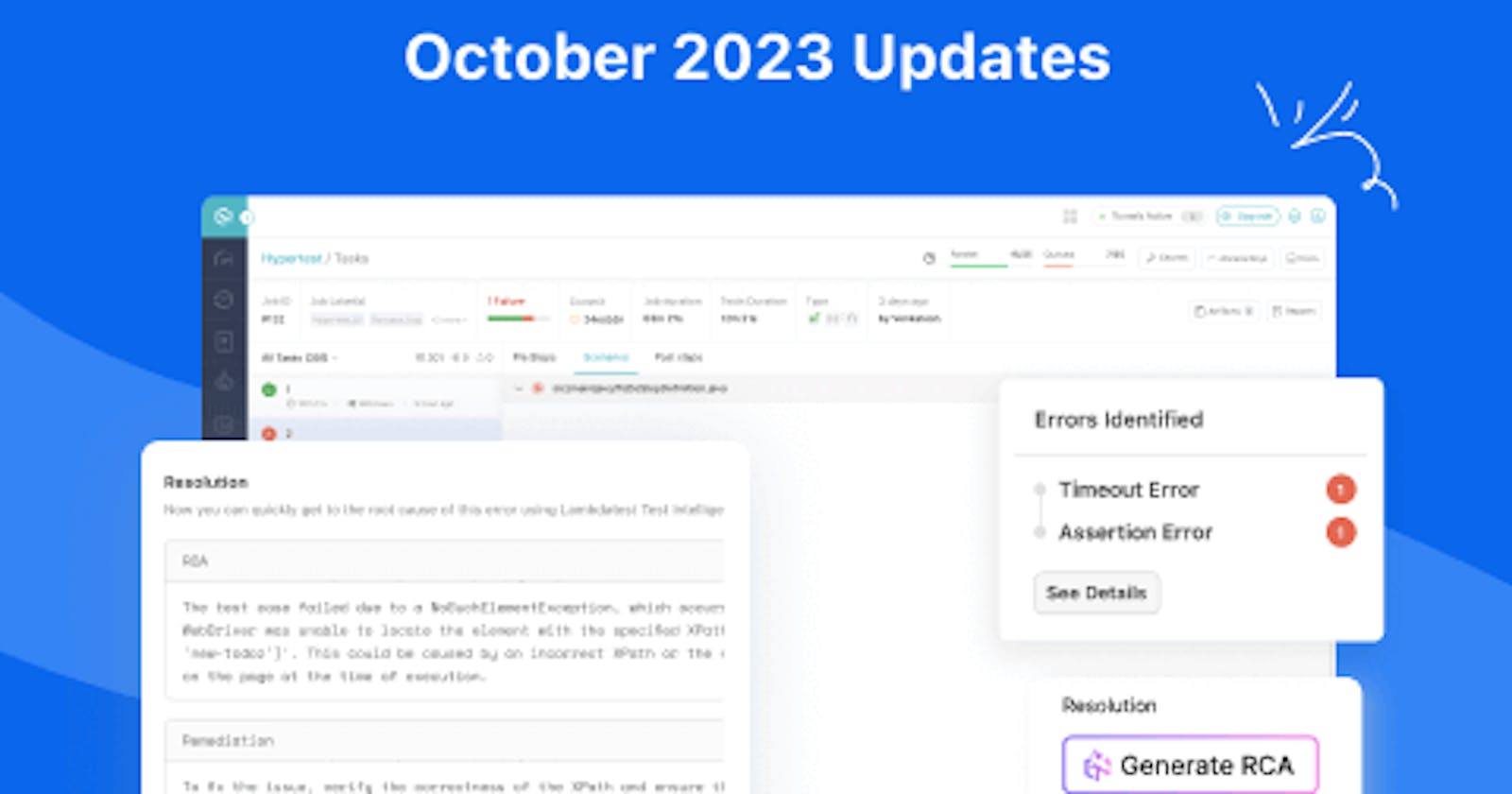 October’23 Updates: Live With Intelligent UI Inspector, Major Upgrades to HyperExecute, Smart UI, and More