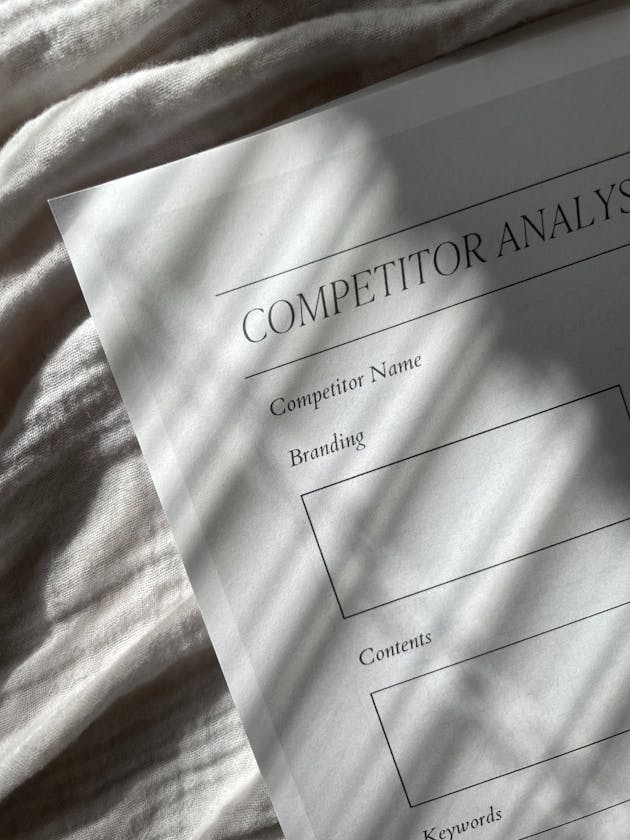 The benefits of a competitor analysis in web design