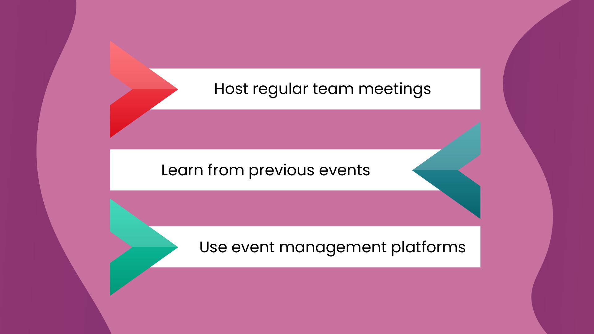 Additional tips for better nonprofit event planning