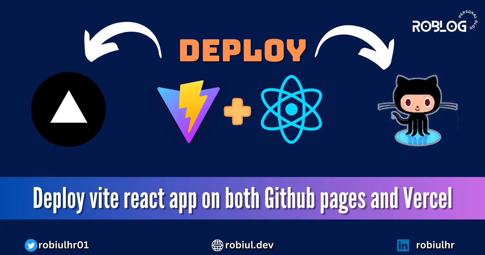 Deploy Vite React App on Both GitHub Pages and Vercel