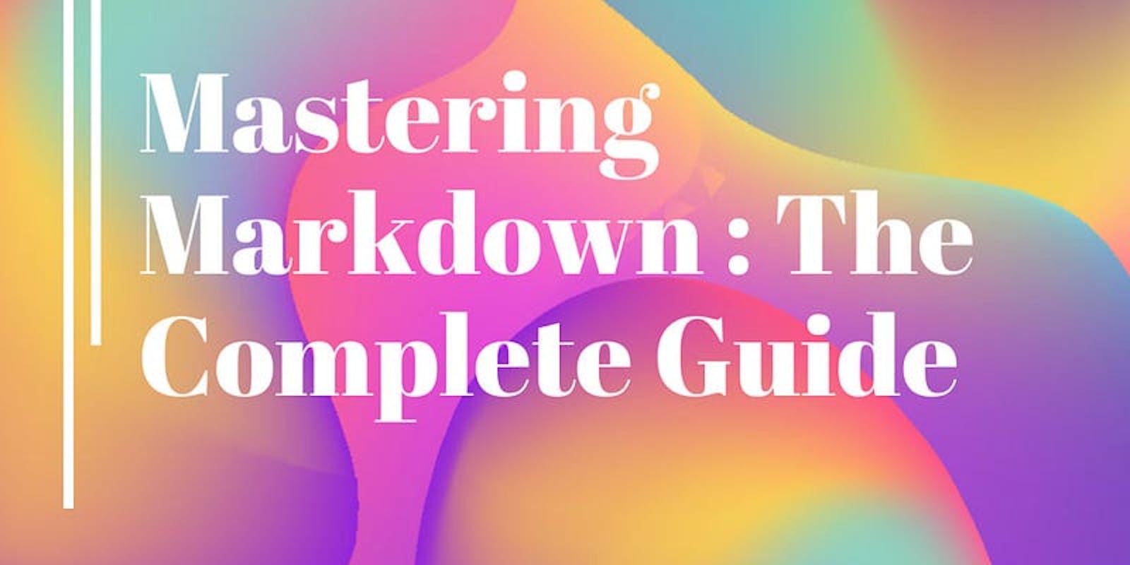 A comprehensive guide to Markdown syntax