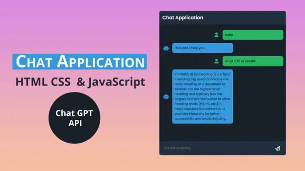 Building a Chat Application with HTML CSS and JavaScript