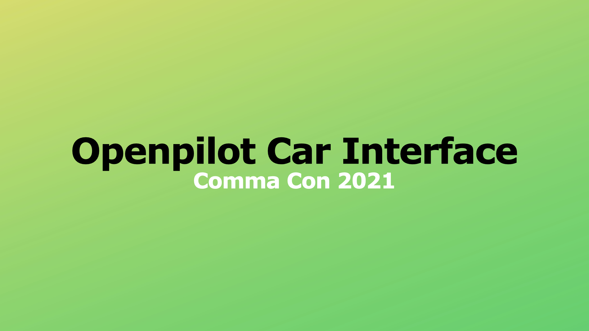 How does openpilot control a car?