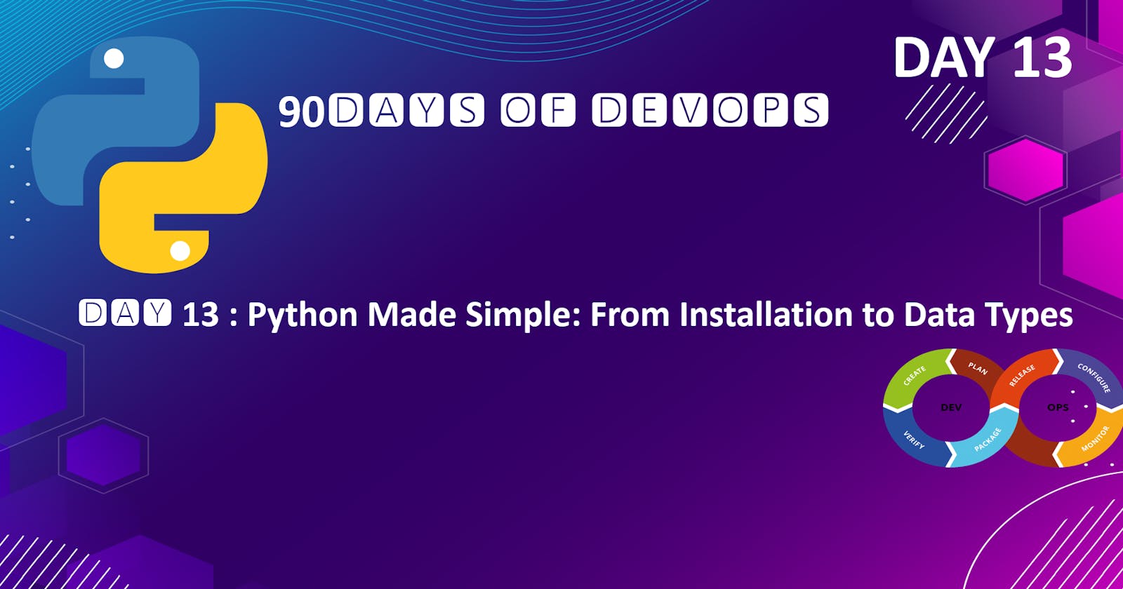 🅳🅰🆈 13 : Python Made Simple: From Installation to Data Types