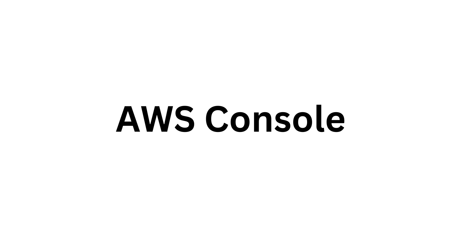 AWS Management Console