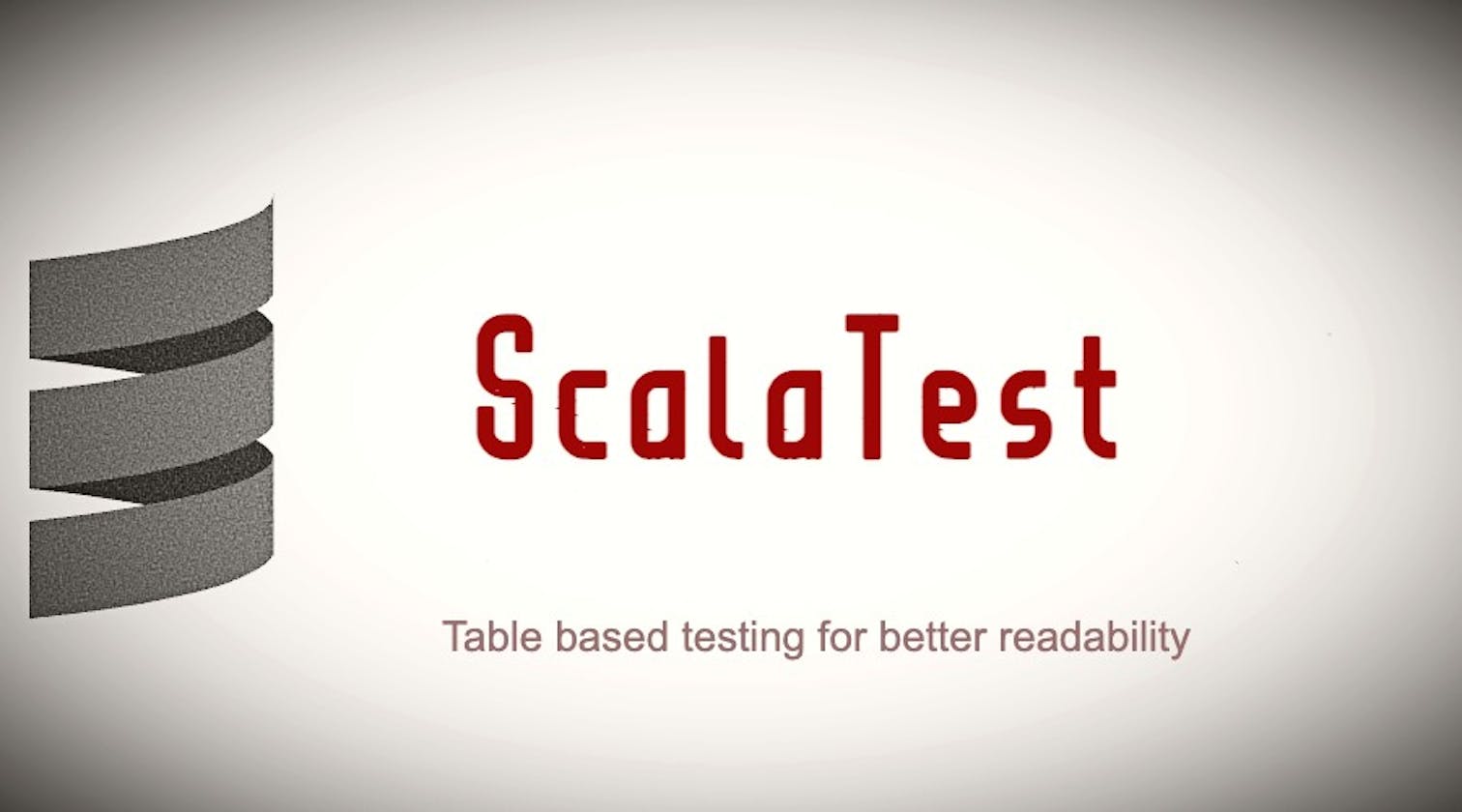 Effective Test Parameterization with ScalaTest Tables