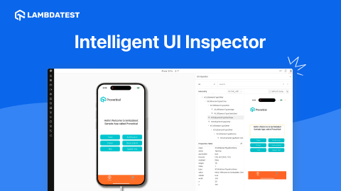 Introducing Intelligent UI Inspector for Real Device Cloud