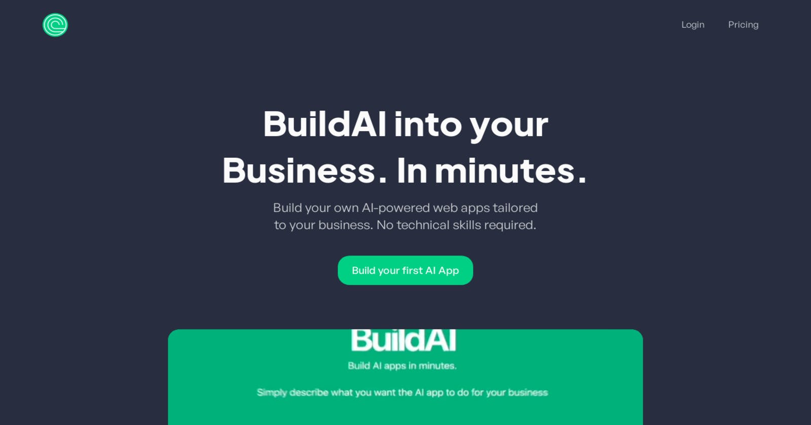Empower Your Business with Build AI: Revolutionizing Operations in Minutes"