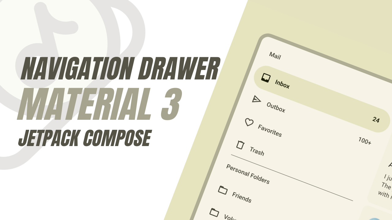 Implementing a Navigation Drawer in Material 3 with Jetpack Compose