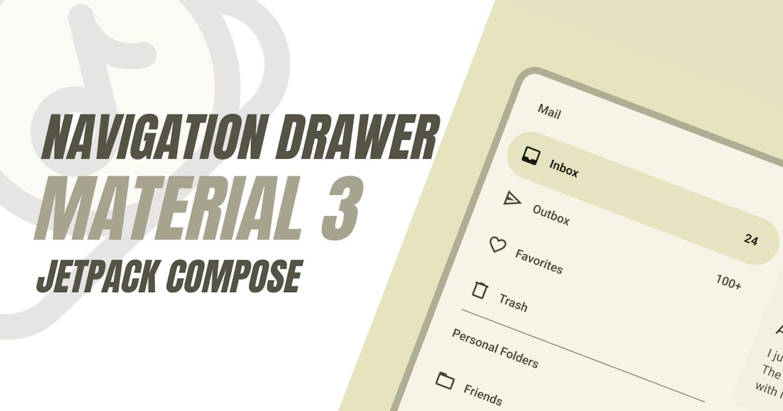 Implementing a Navigation Drawer in Material 3 with Jetpack Compose