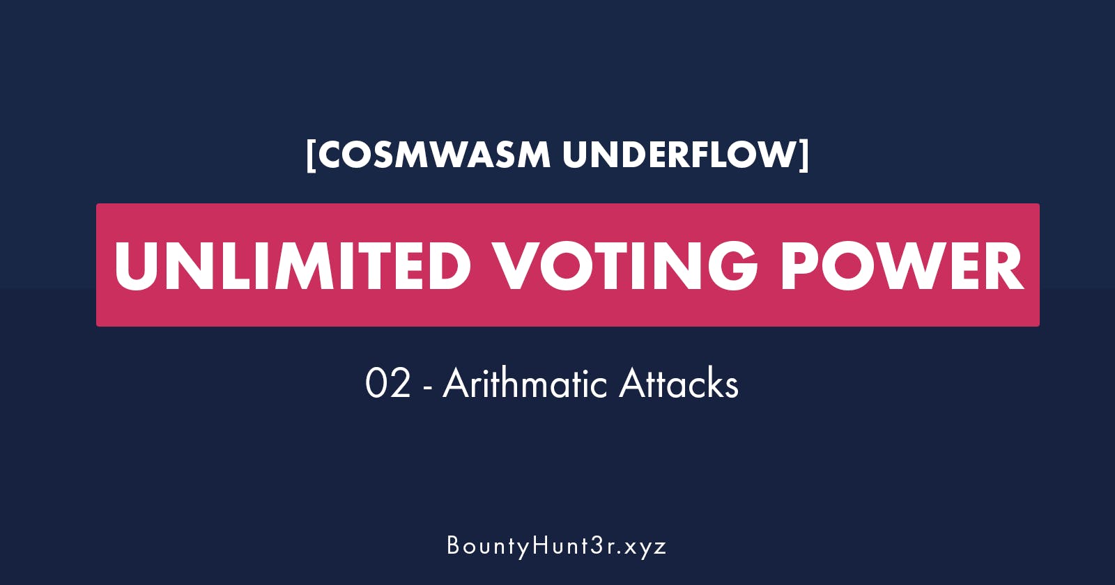 CosmWasm Underflow: Unlimited Voting Power