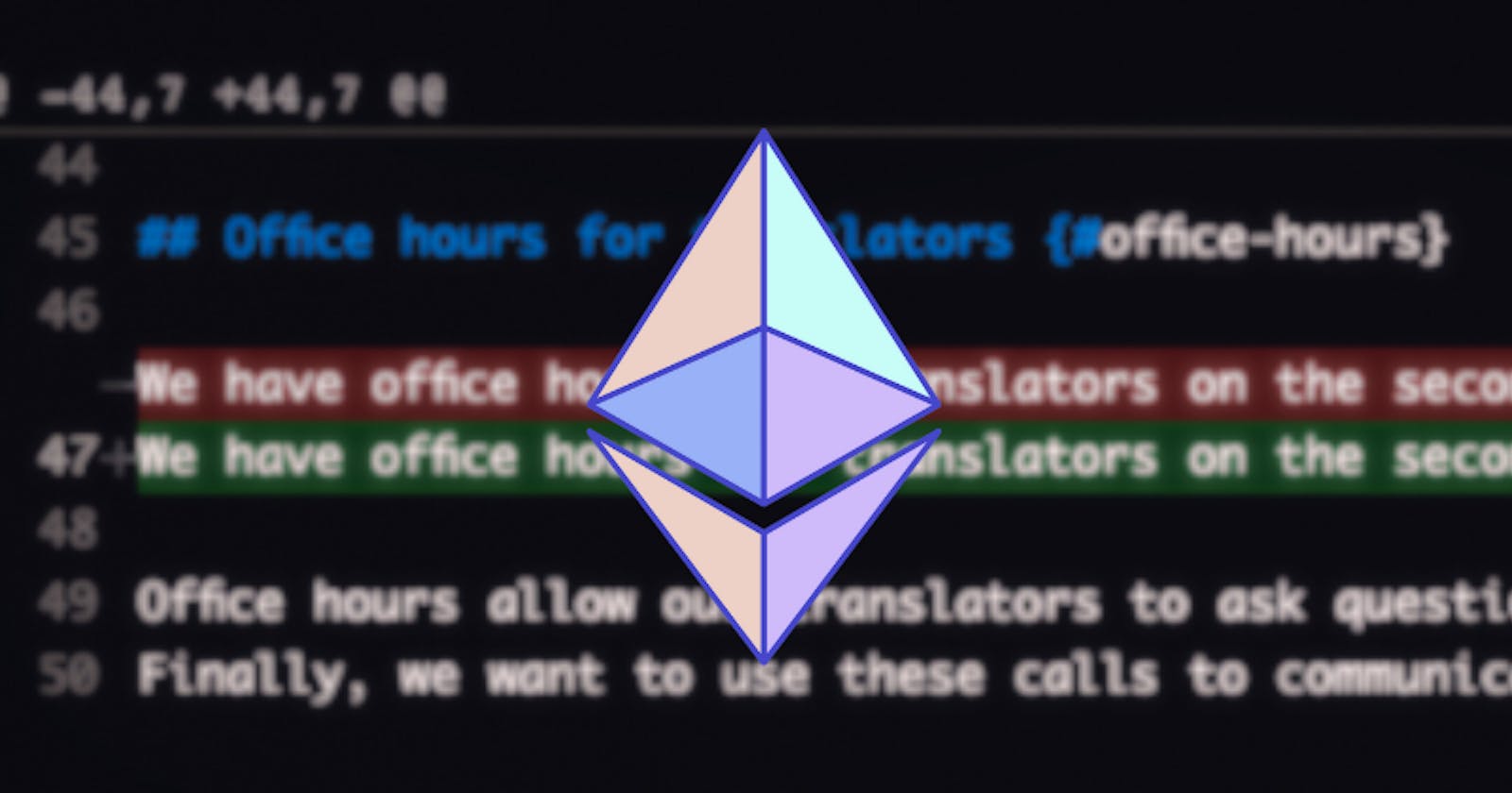 How I Contributed One Line of Code to Ethereum