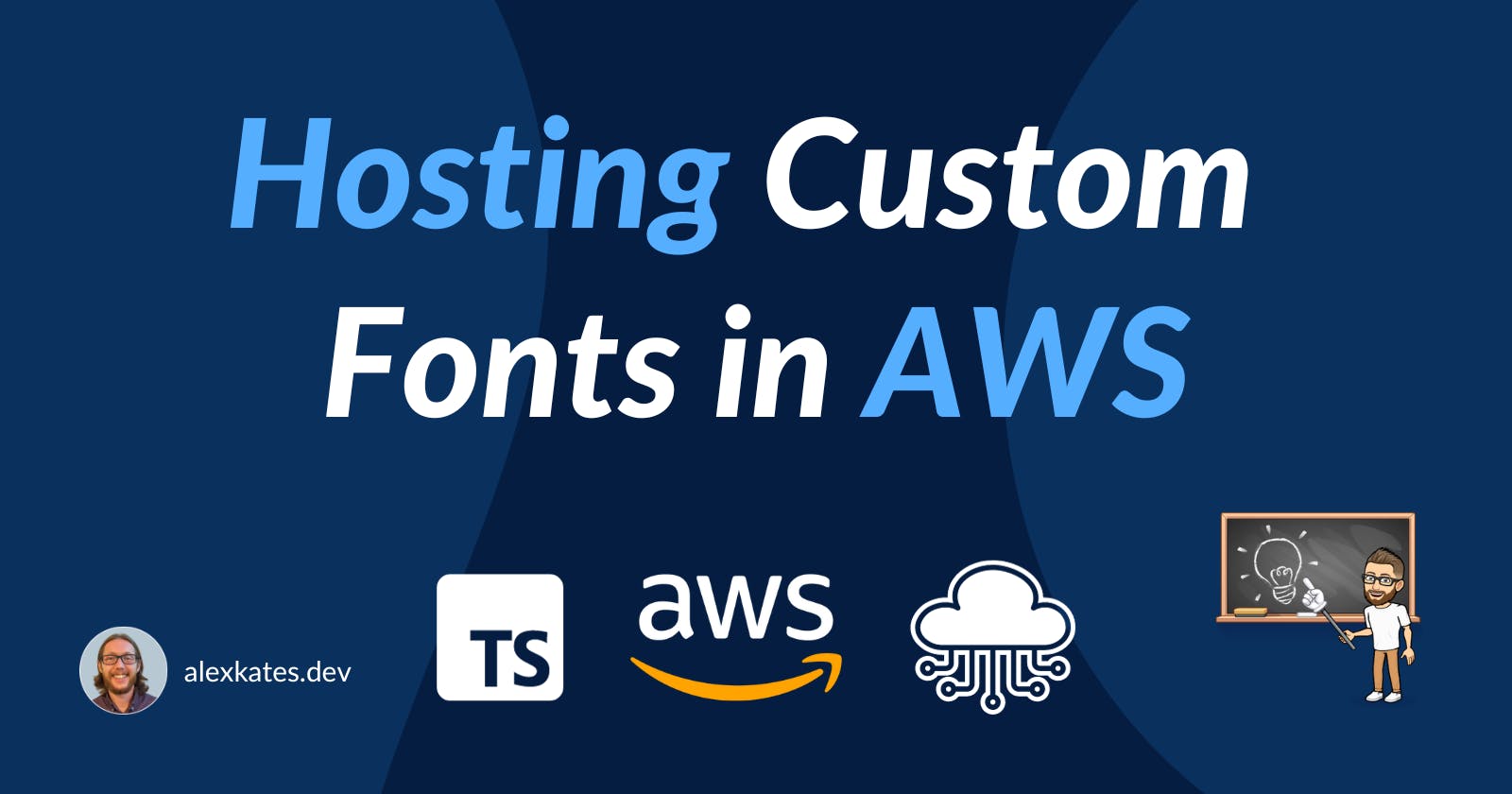 Hosting Custom Fonts in AWS