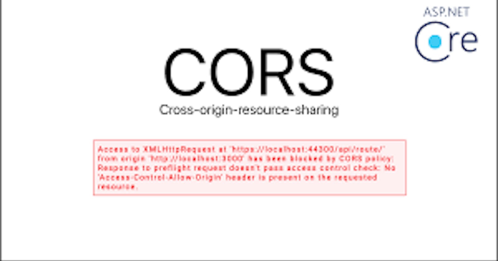 CORS (Cross-Origin Resource Sharing