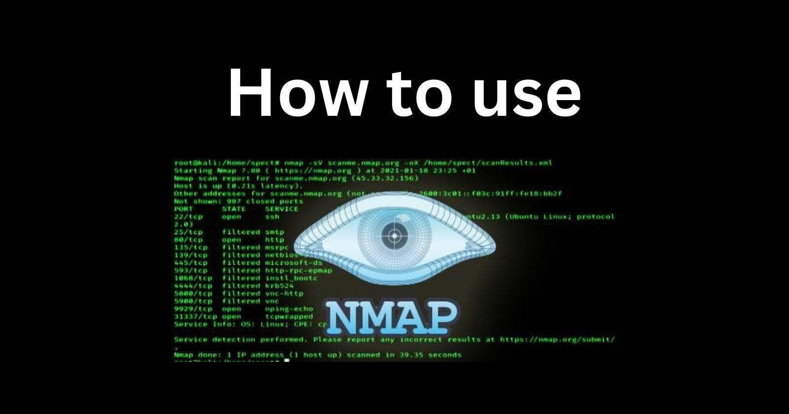 How to Use Nmap in Kali Linux