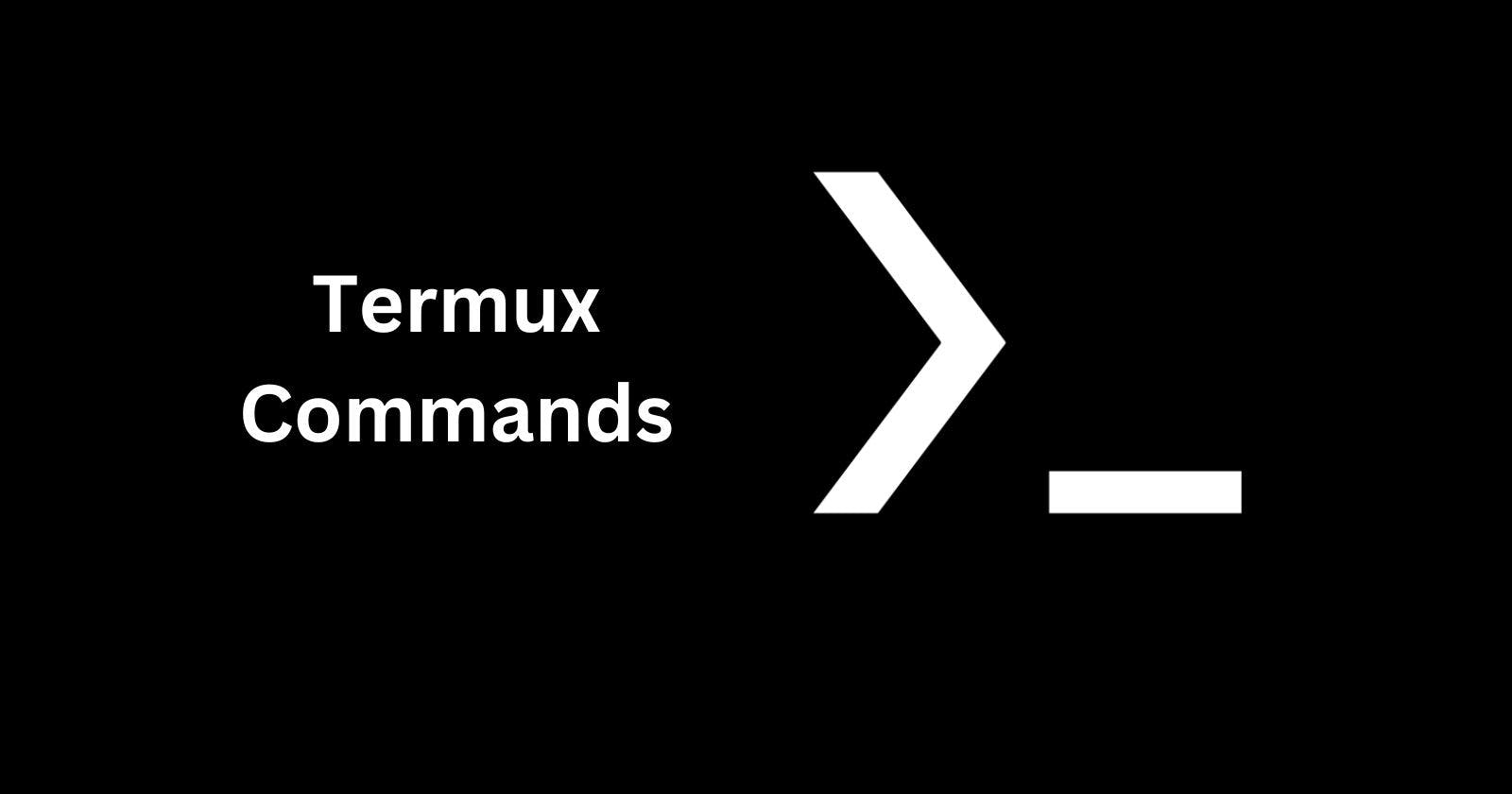 Getting Started with Useful Termux Commands