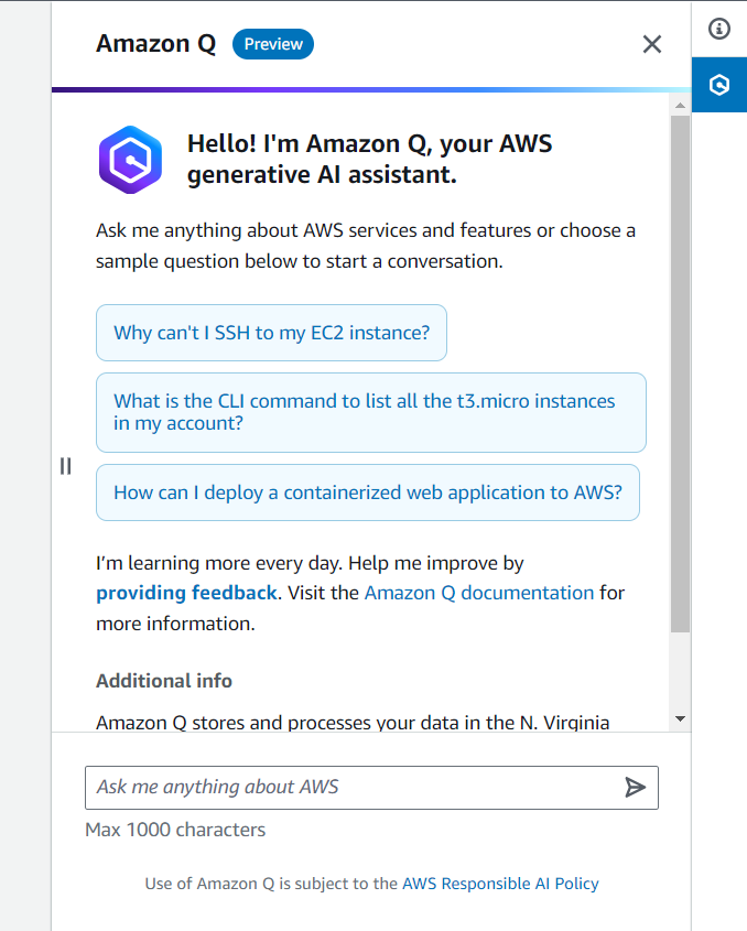 Amazon Q launched today at #AWSreInvent2023