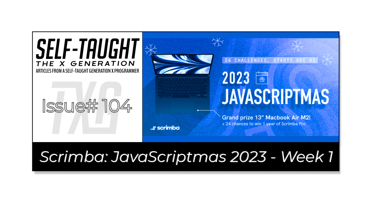 JavaScriptmas 2023 - Week 1