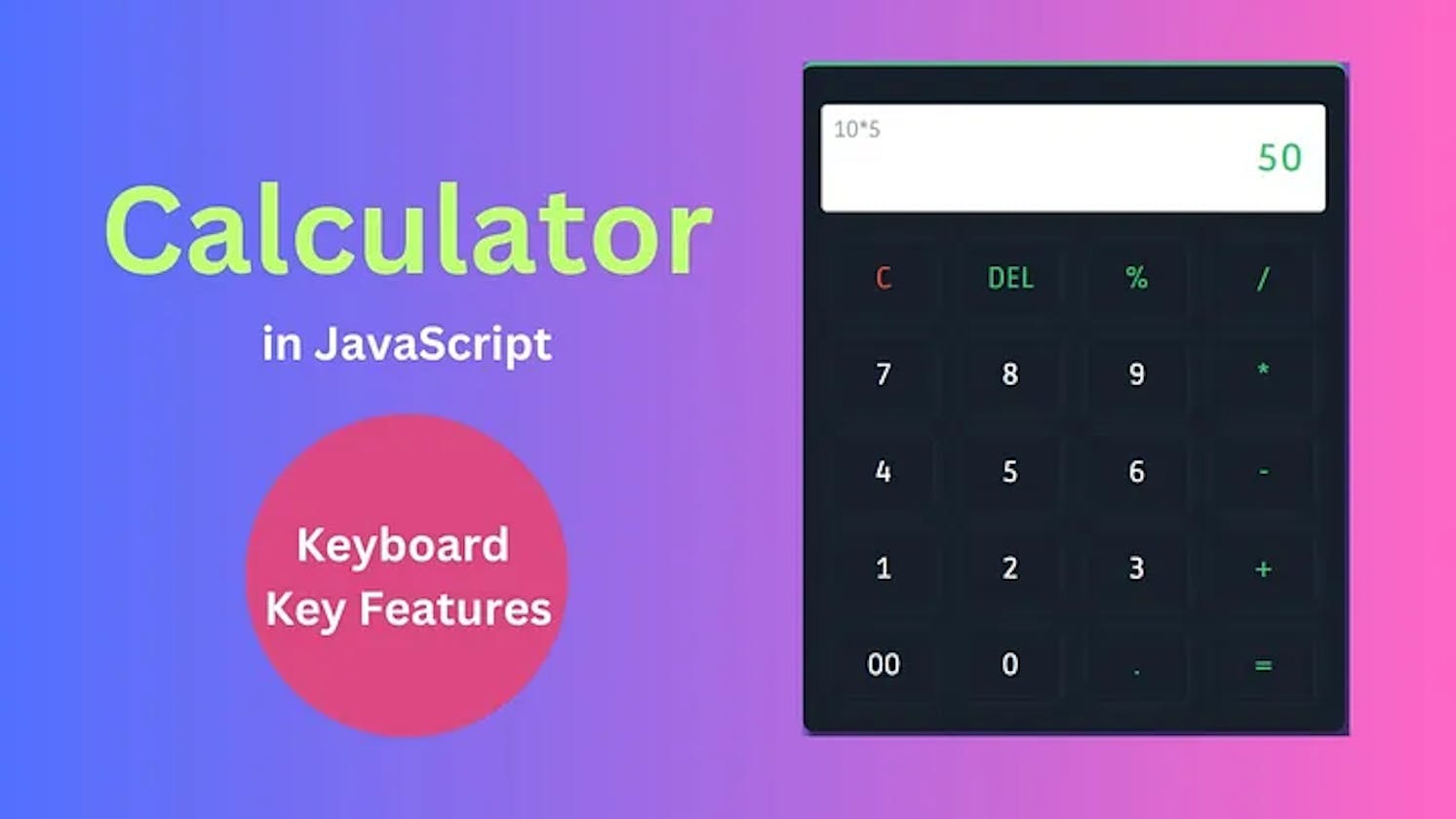 How To Make A Calculator In JavaScript