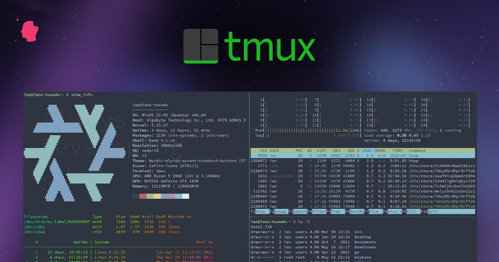 Maximizing Productivity with tmux: A Guide to Multi-Pane Monitoring with top