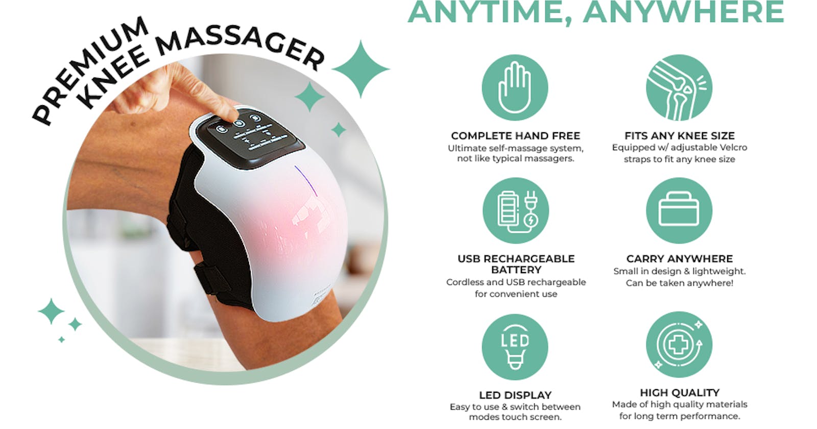 Nooro Portable Knee Massager: Read and Buy