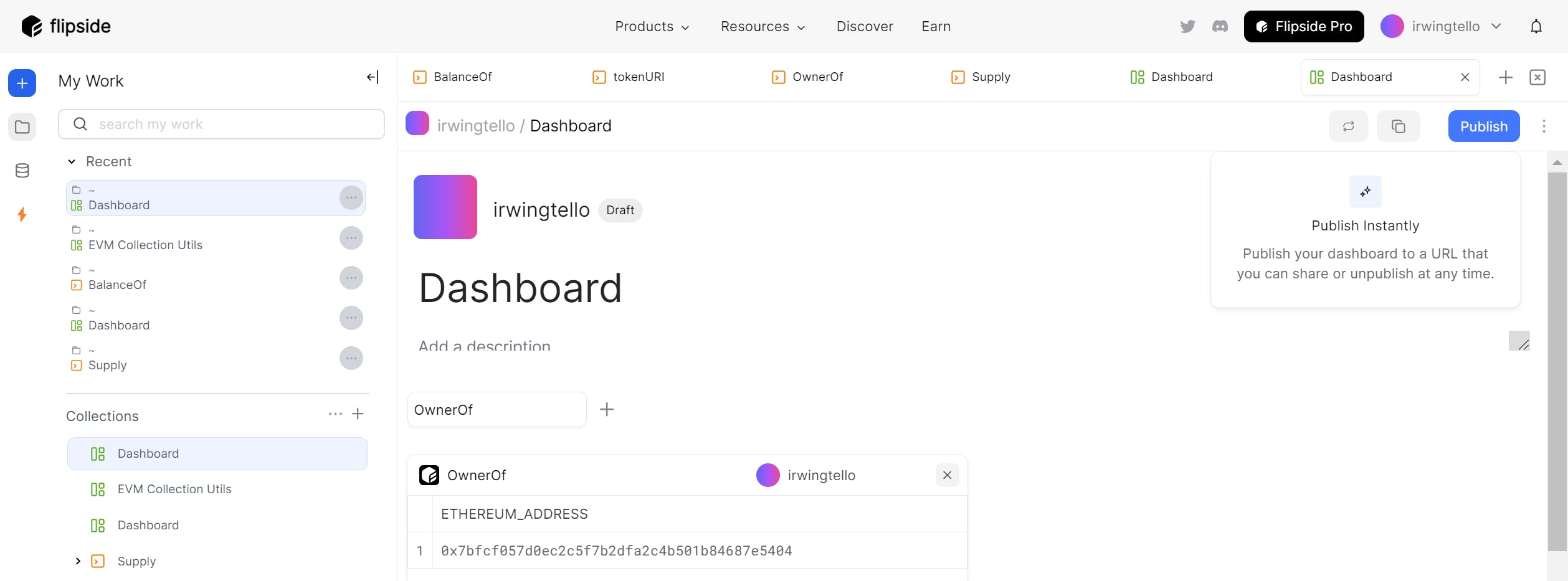 Making public available our Flipside Dashboard