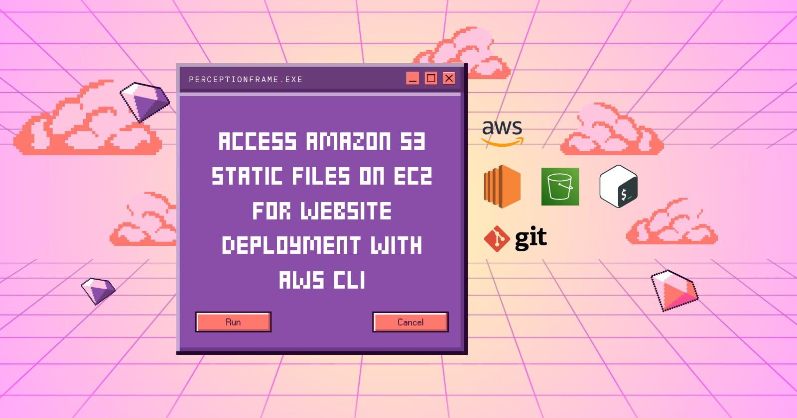 Access Amazon S3 static files on EC2 for website deployment with AWS CLI