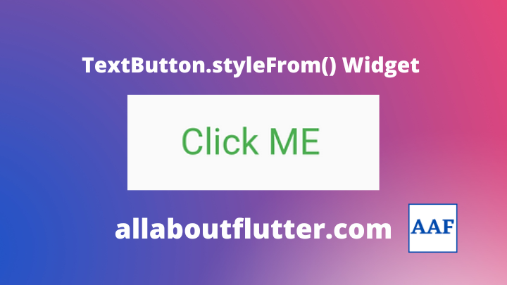 TextButton.styleFrom() in Flutter - Tutorial