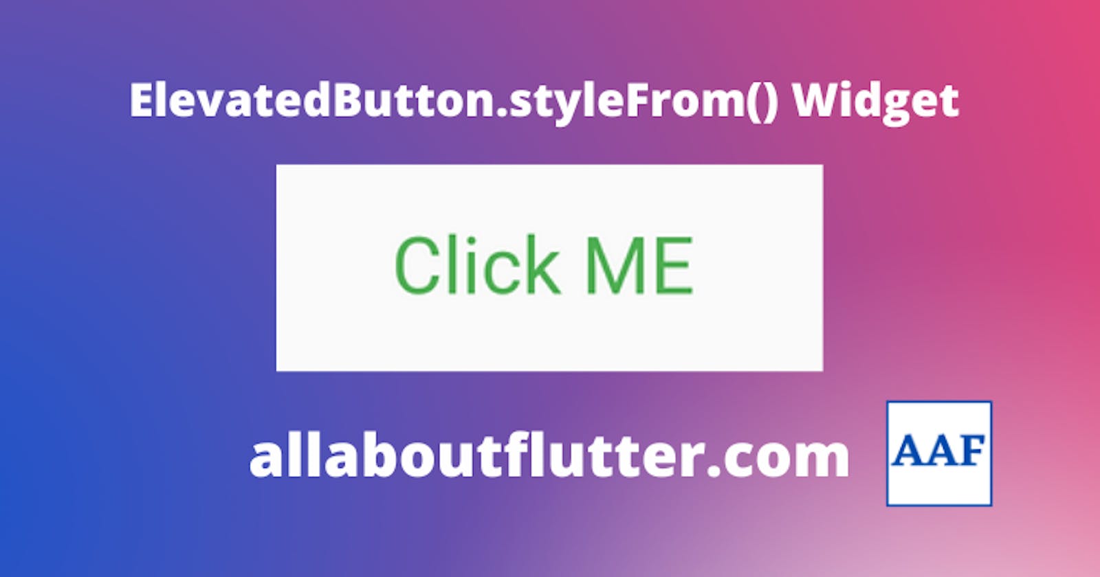 ElevatedButton.styleFrom() in Flutter - Tutorial