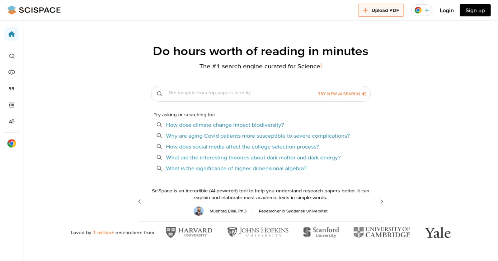 Revolutionize Your Research Experience with SCISPACE: AI-Driven Understanding of Research Papers in Minutes
