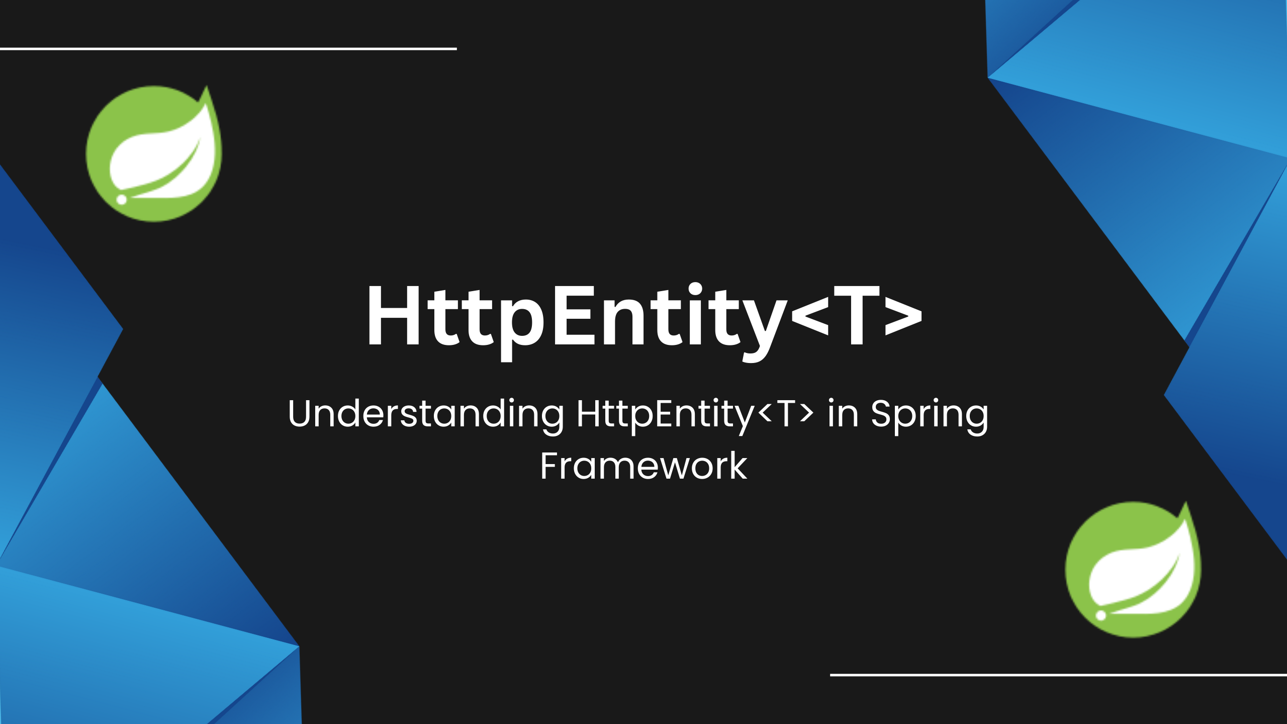 "HttpEntity in Spring Framework"