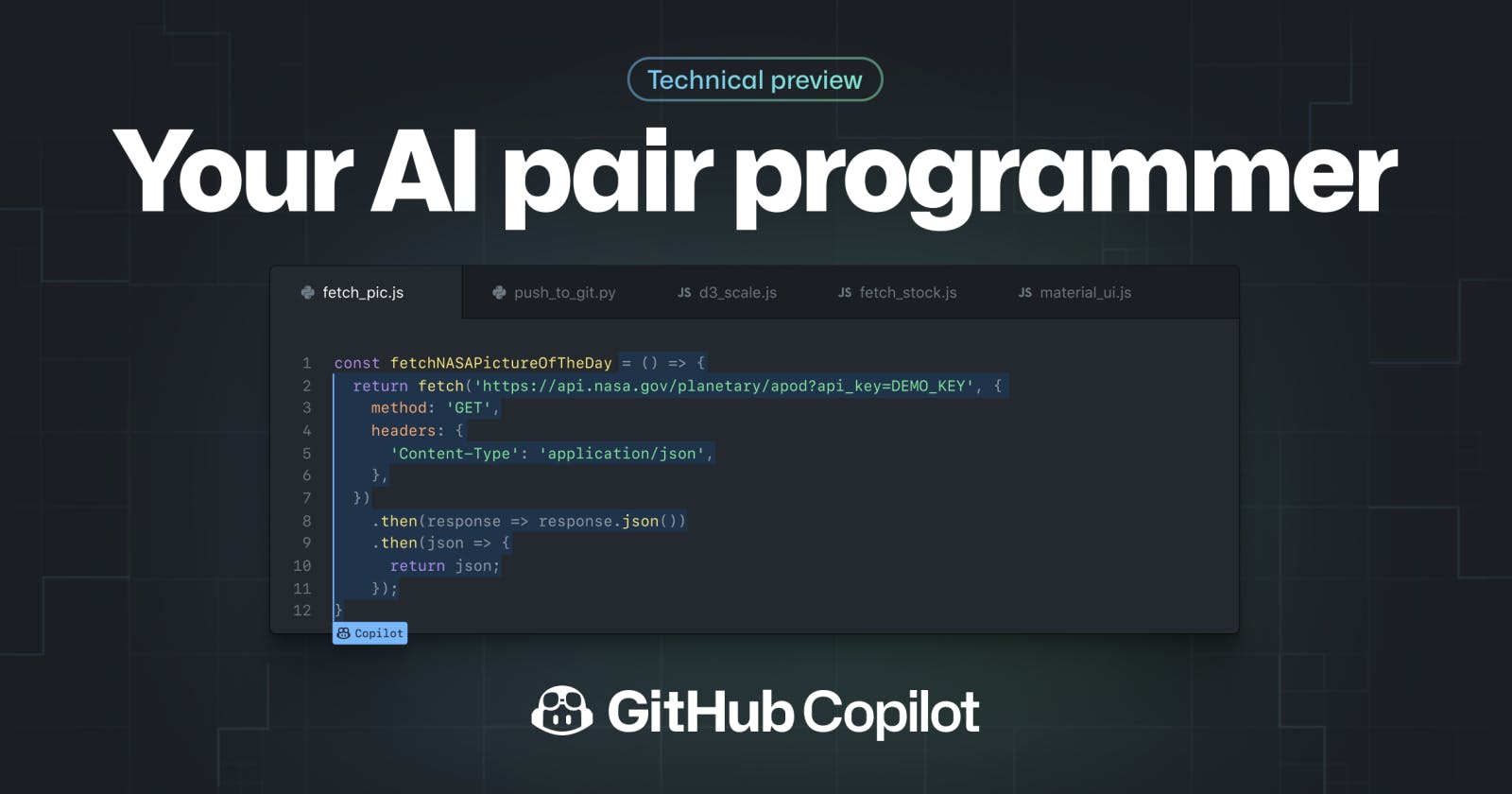 Copilot: Your Game-Changing AI-Powered Pair Programming Buddy on GitHub