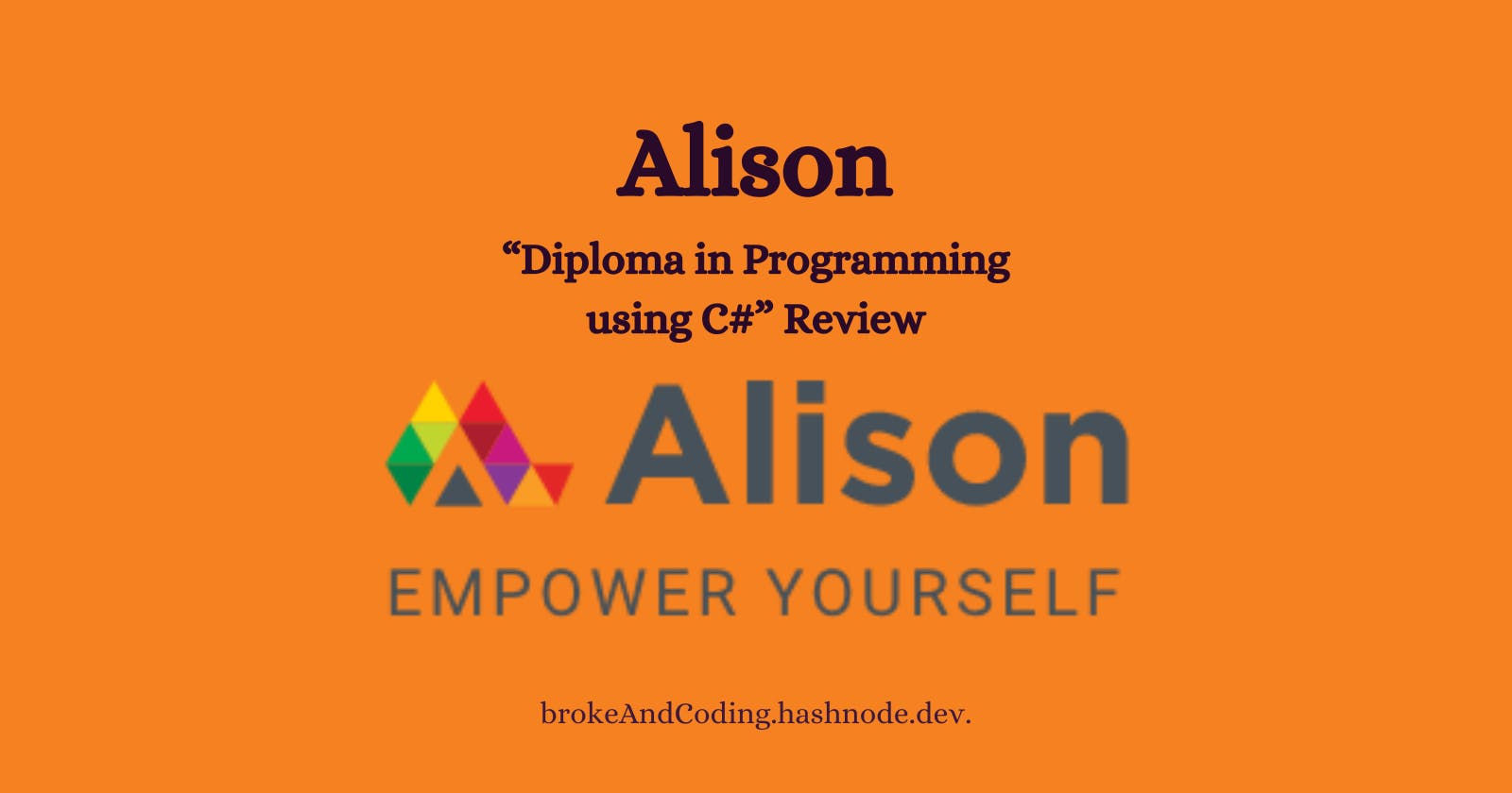 Alison - Review