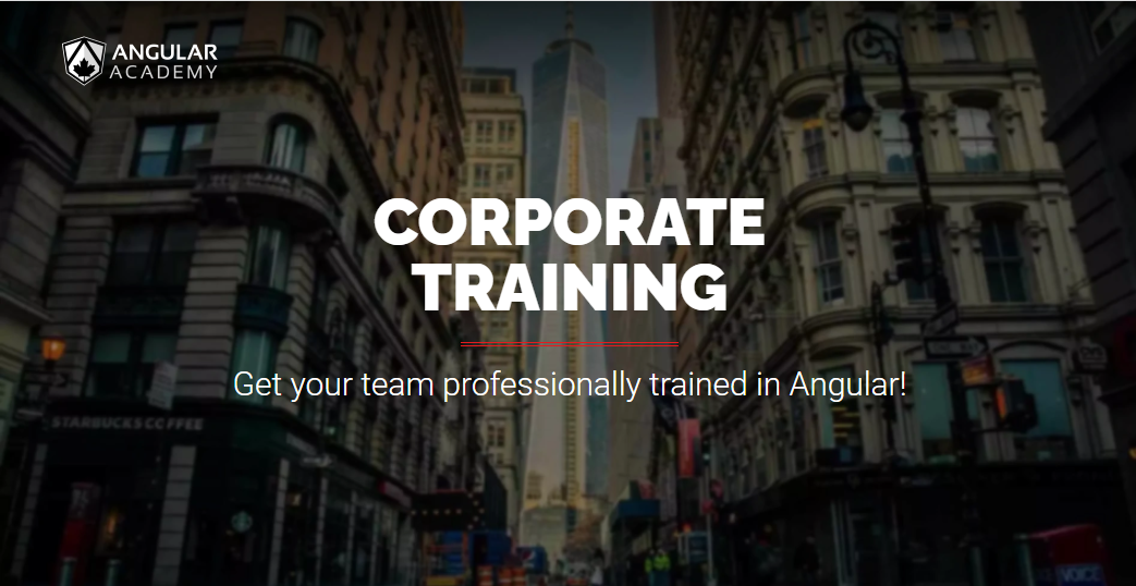 Angular Corporate Training