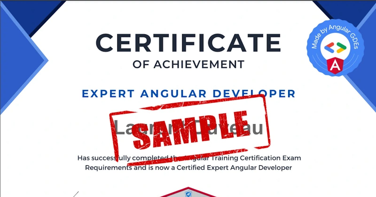 Become a Certified Angular Developer!