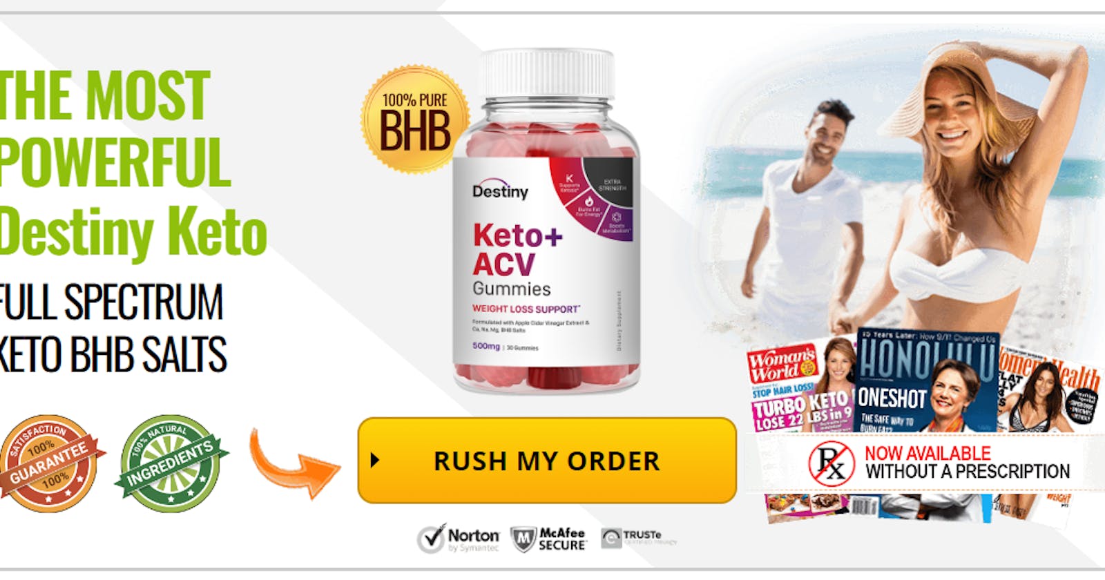 Destiny Keto ACV Gummies Side Effects, Cost Amazon & Where To Buy?