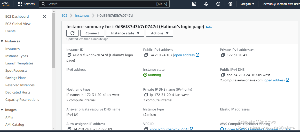 An EC2 instance running on Amazon. This Server is used to host the Web App