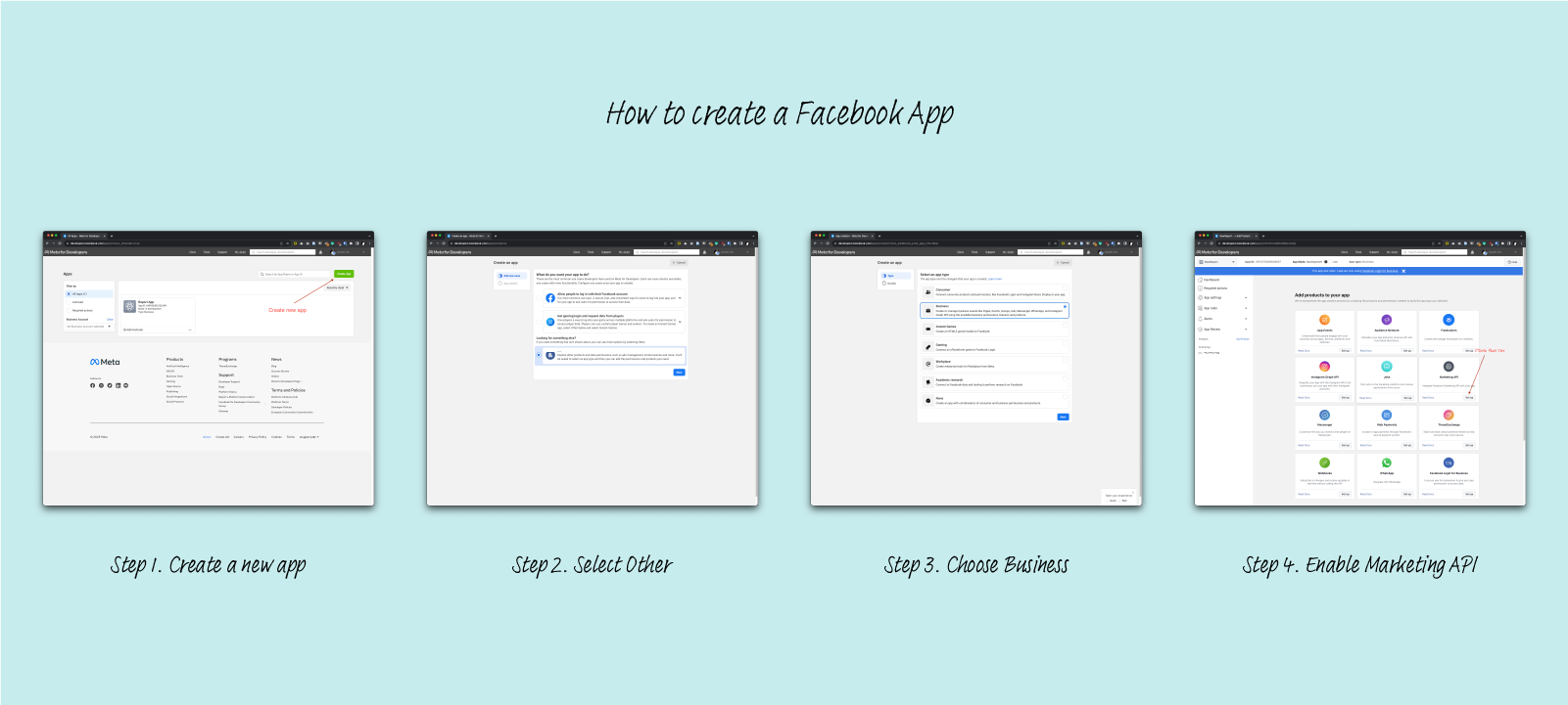 How to create a Facebook App