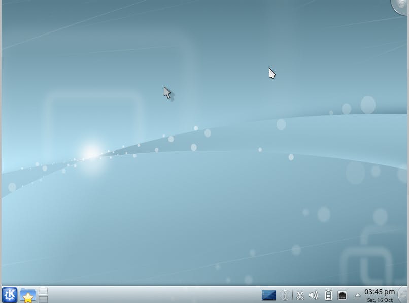 Kubuntu deskop screenshot