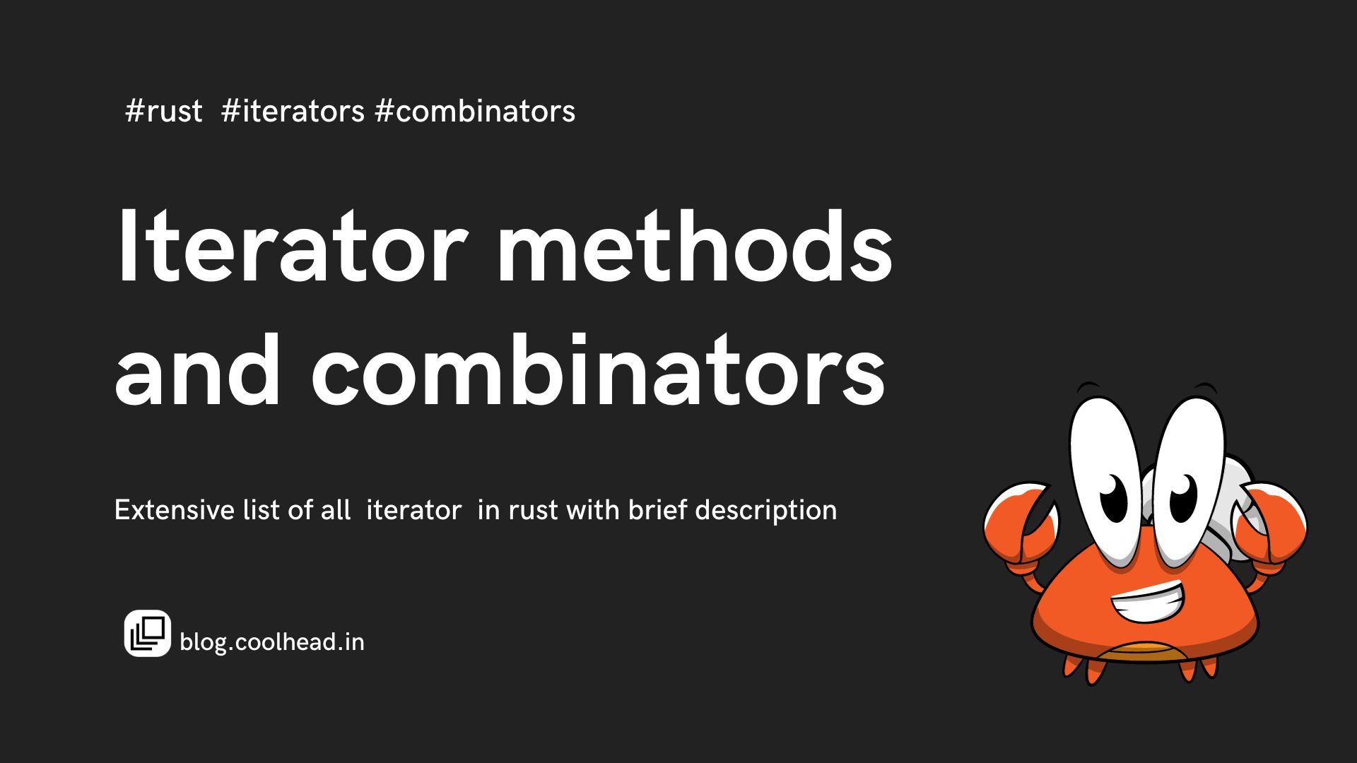 Iterator methods and combinators in Rust