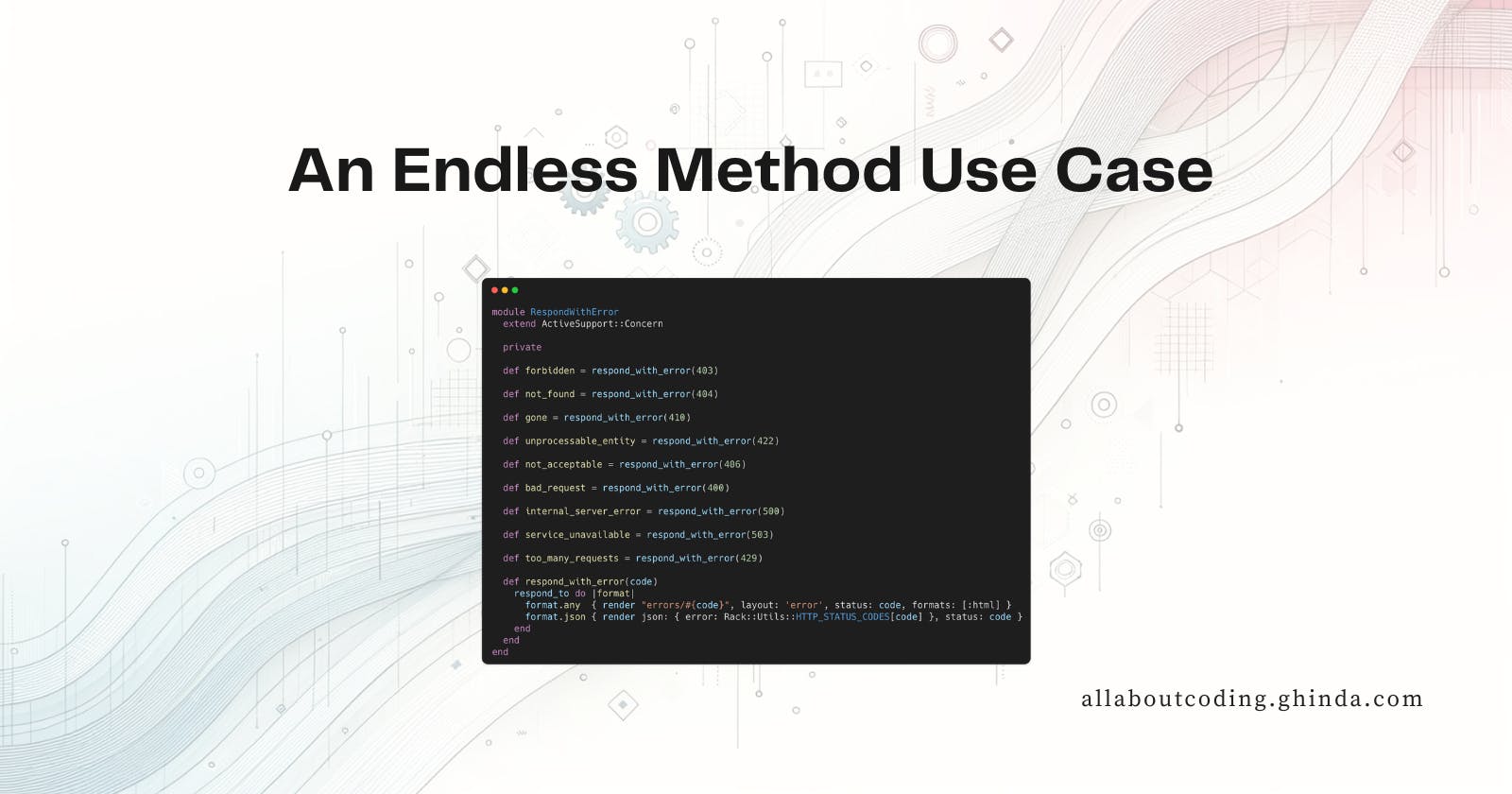 An Endless Method Use Case