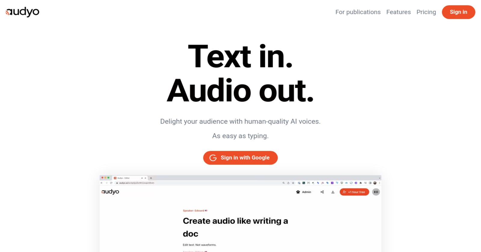 Unlock the Power of Voice: Transforming Text into Captivating Audio with Audyo