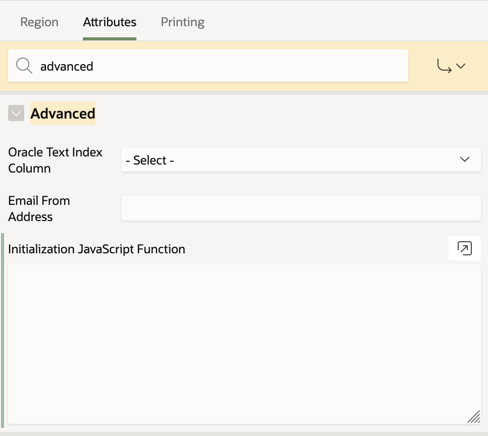 Interactive Grid, JavaScript Initialization Function