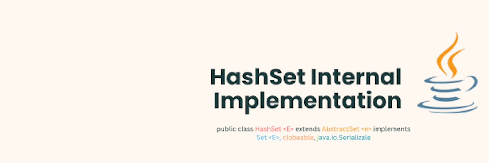 Internal Implementation of HashSet in Java