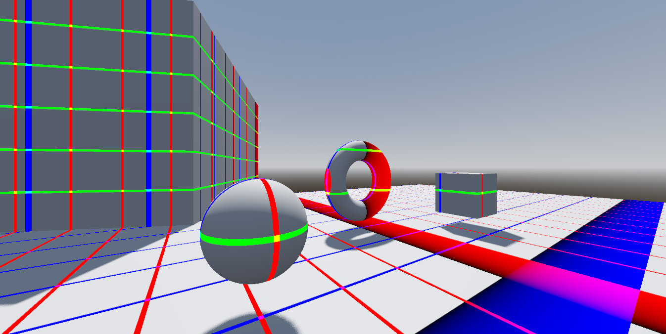 world space grid overlay