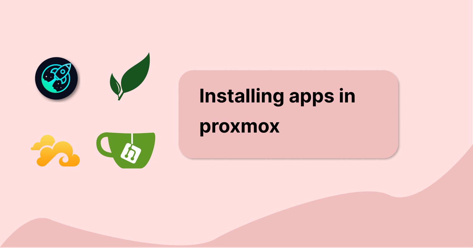 Running internal applications on proxmox