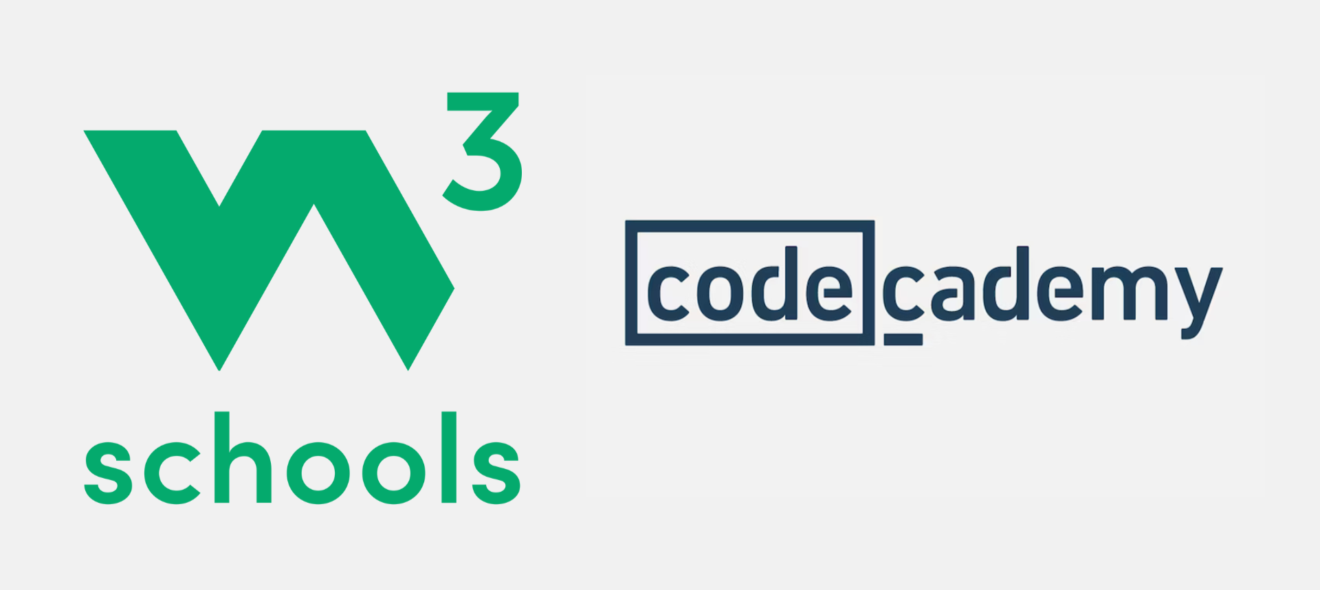 w3 schools and codecademy with cosognepal