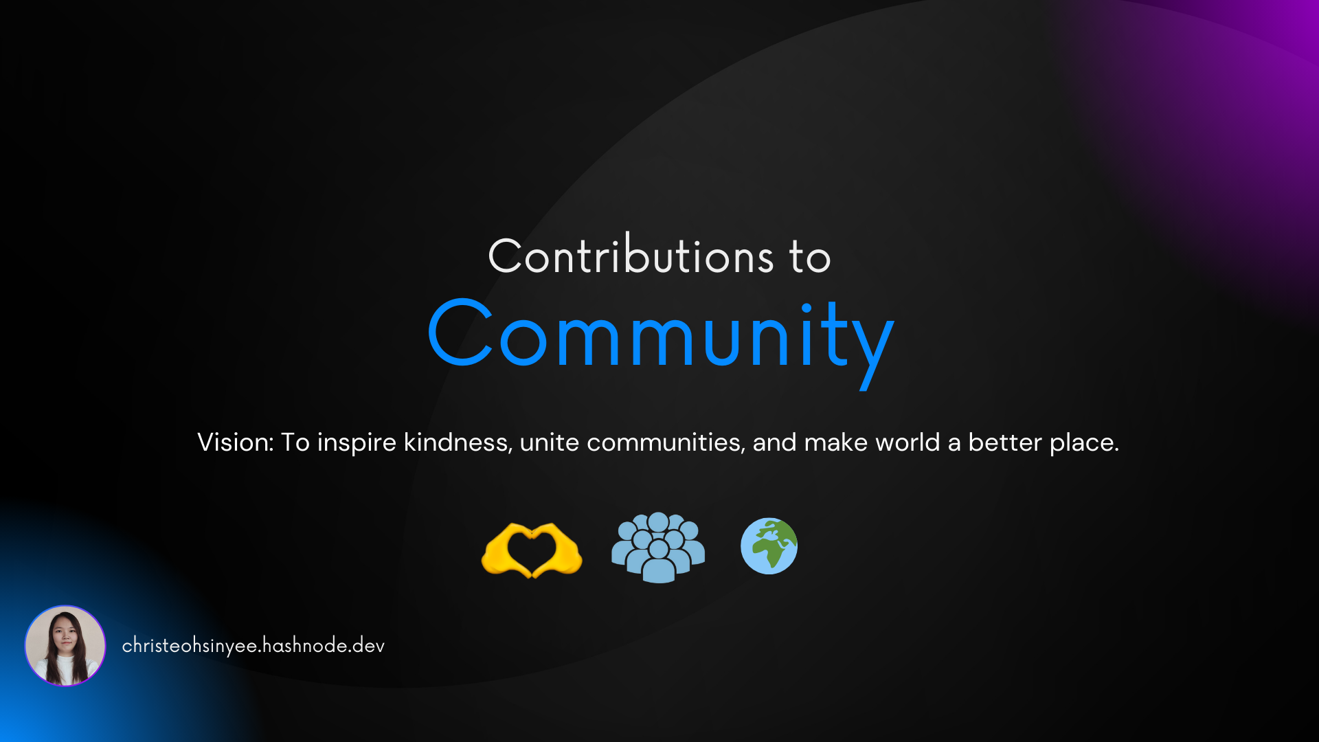 Community Work (Ongoing)