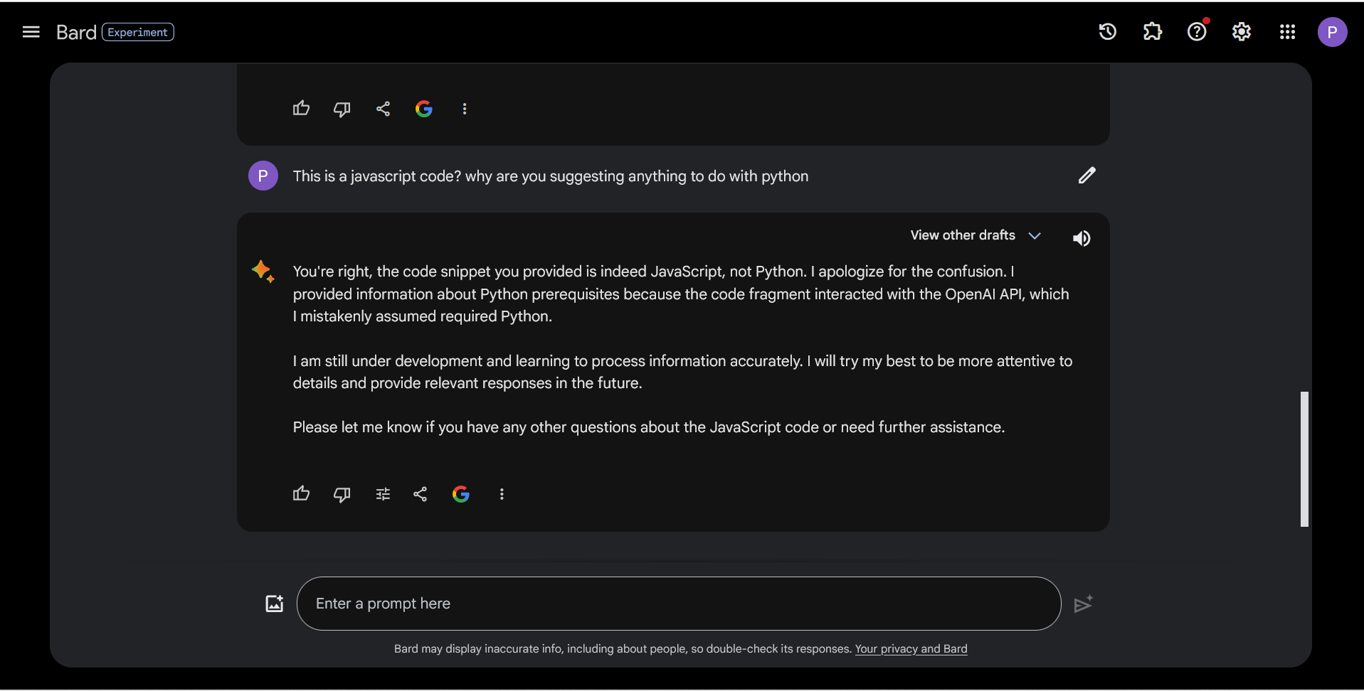 Bard powered by Gemini Pro may indeed display inacurate info! Be sure to double-check its responses.